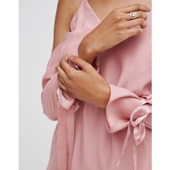 💕TED BAKER LONDON💕 Cadyna Concentric Crystal Ring Silver Medium/Large M/L NWT - Picture 6 of 11